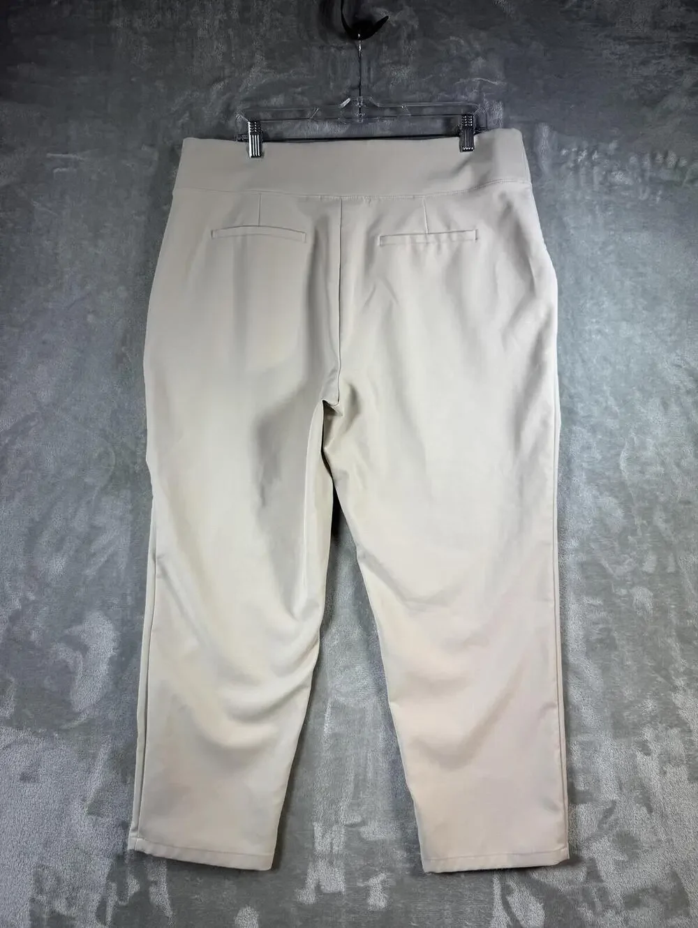 Nine West Women's Beige Straight Leg Pants SZ XL